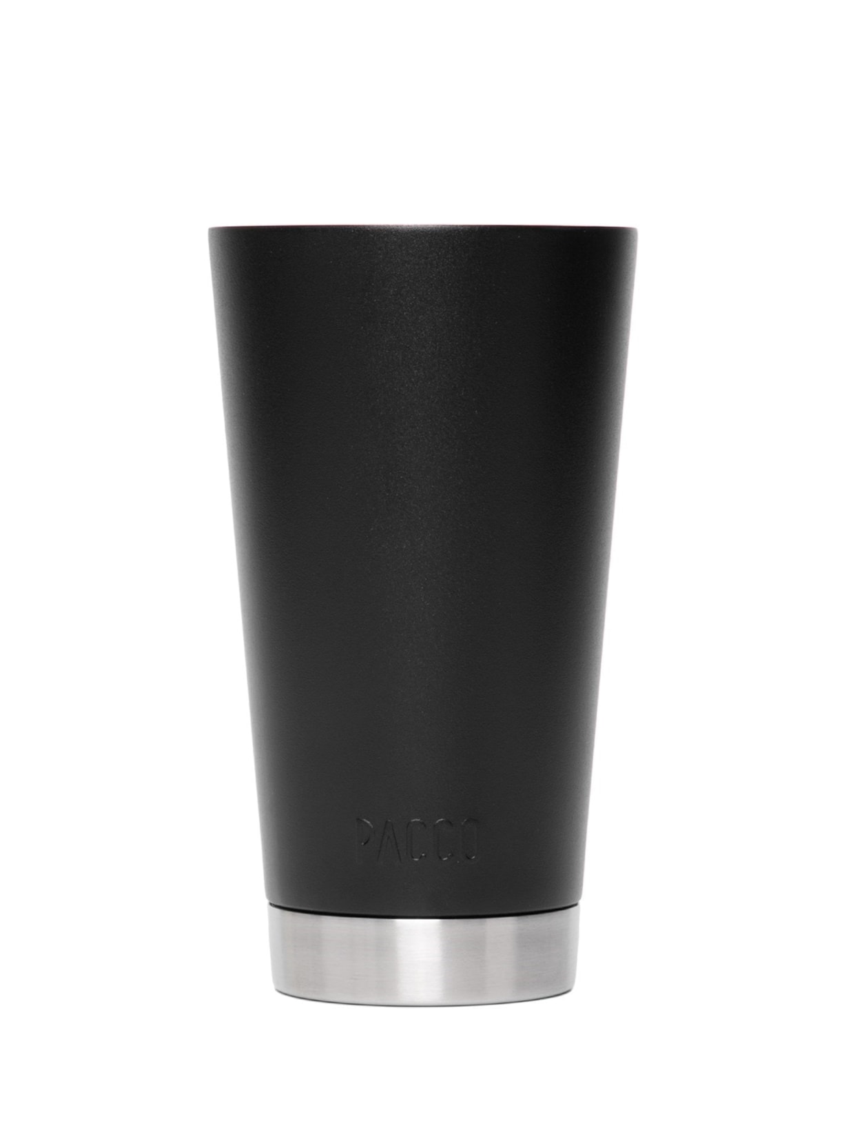 Copo Beer Em Aço Inox 473ml - Pacco By - Preto