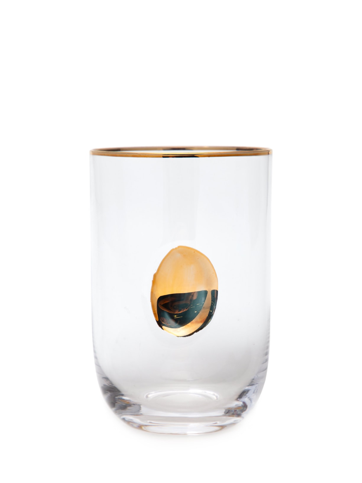 Copo Clear Gold - Dourado