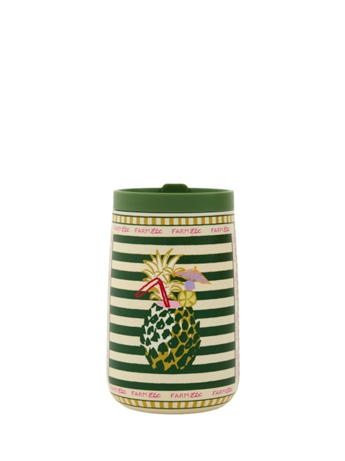Copo Feminino Que Sede Lenço Comida De Praia 450ml - Verde