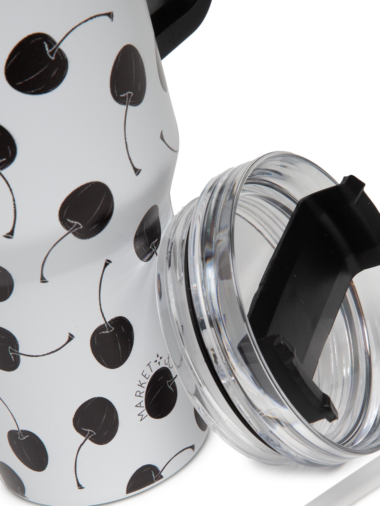 Copo Feminino Térmico Cherry 1200ml Branco Market 33