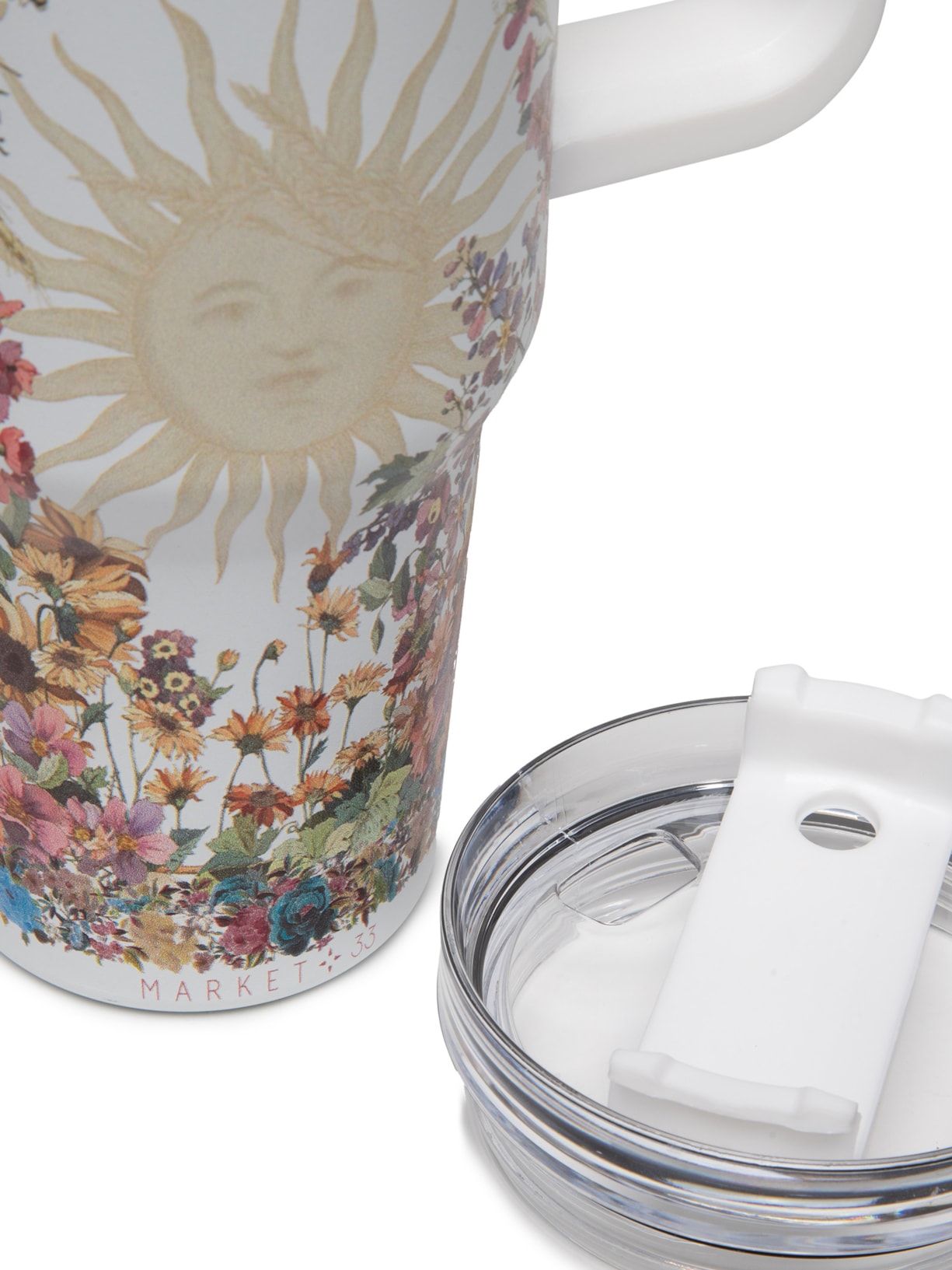 Copo Feminino Térmico Solar 1200ml Branco Market 33