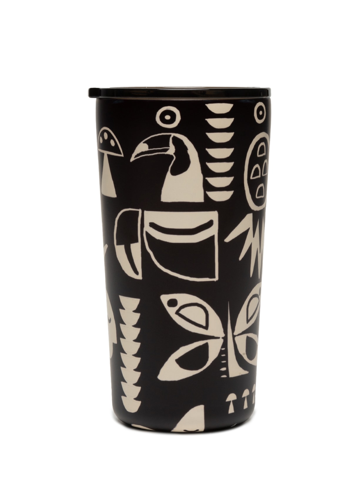 Copo Glub 500ML Lenço Tropicano - Preto