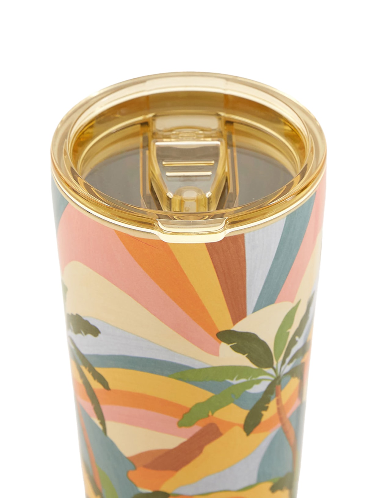 Copo Glub 500ML Paisagem Carioca Amarelo Farm Etc