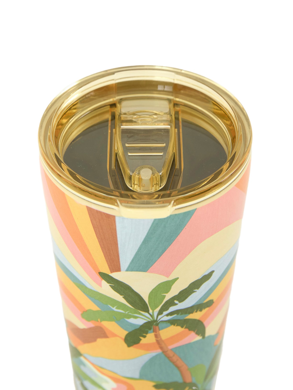 Copo Glub 500ML Paisagem Carioca Amarelo Farm Etc