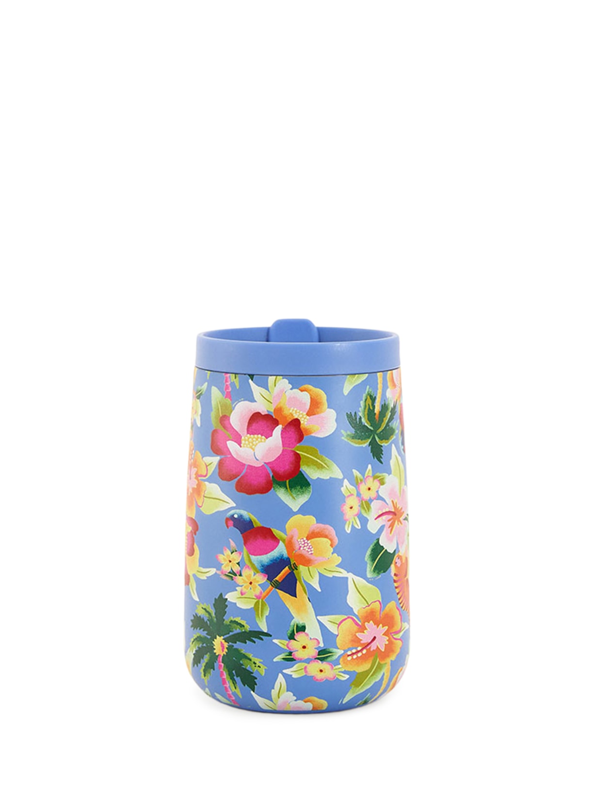 Copo Que Sede 500ML Floral Hawaiano Azul Farm Etc