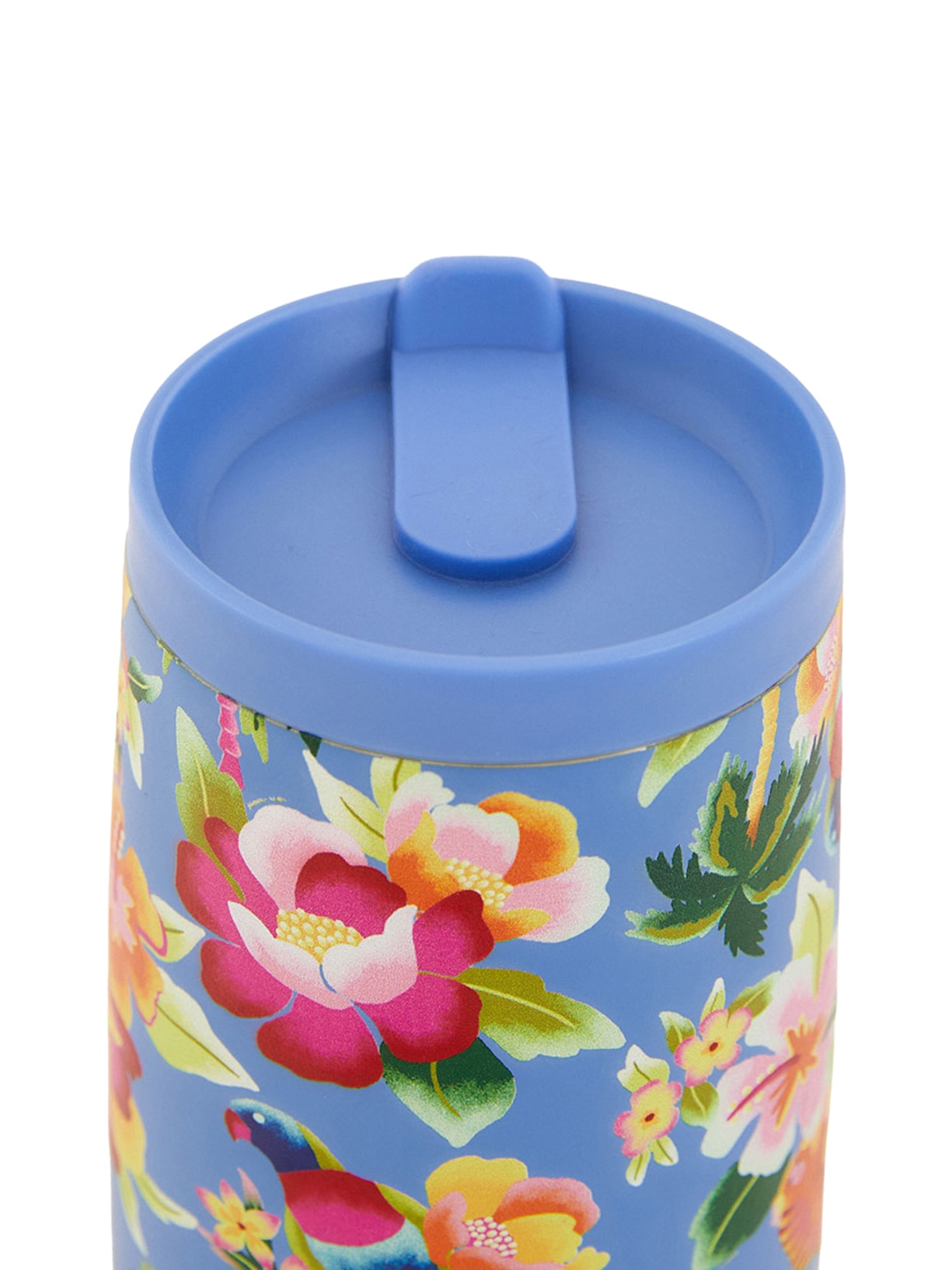 Copo Que Sede 500ML Floral Hawaiano Azul Farm Etc