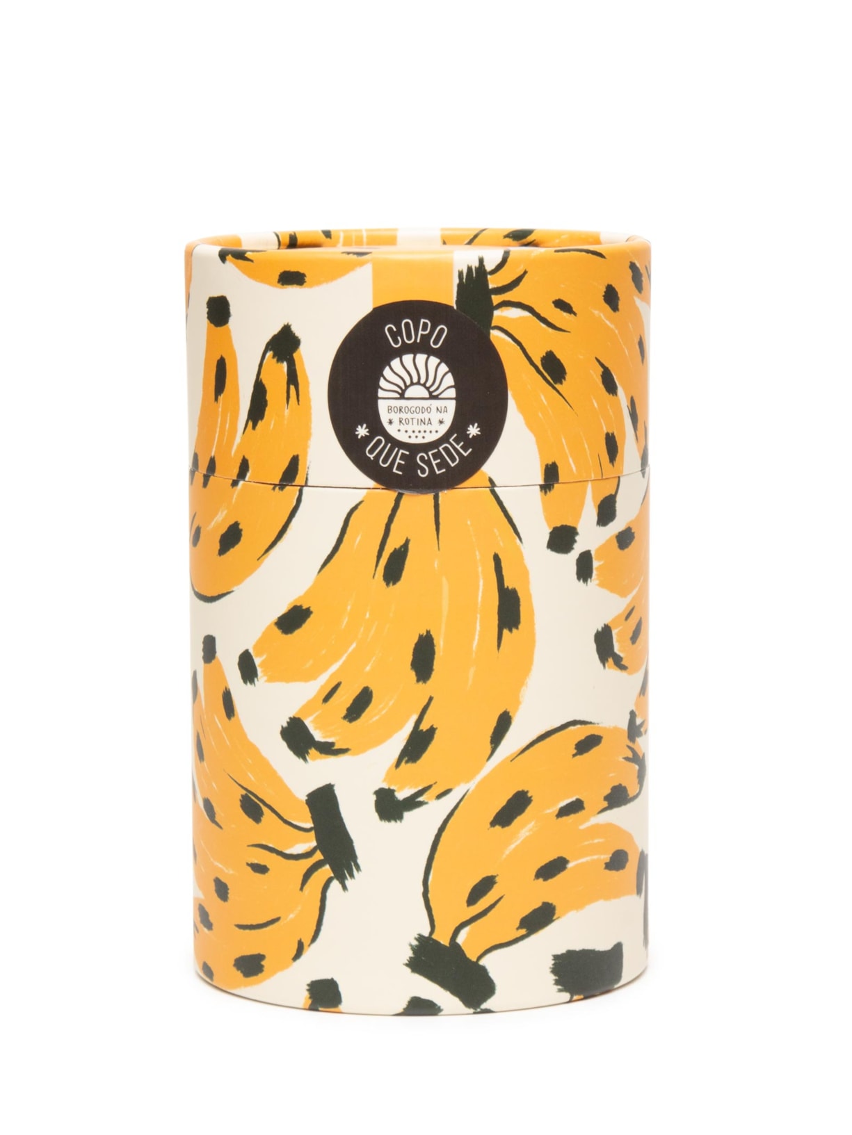 Copo Que Sede Bossa Banana 450ML Branco Farm Etc