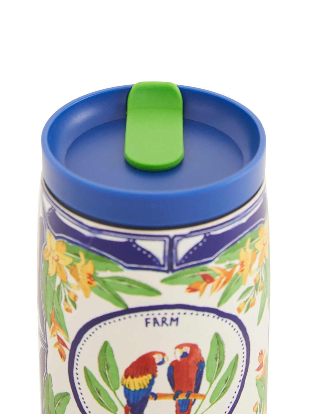 Copo Que Sede Destino Tropical Azul Farm Etc