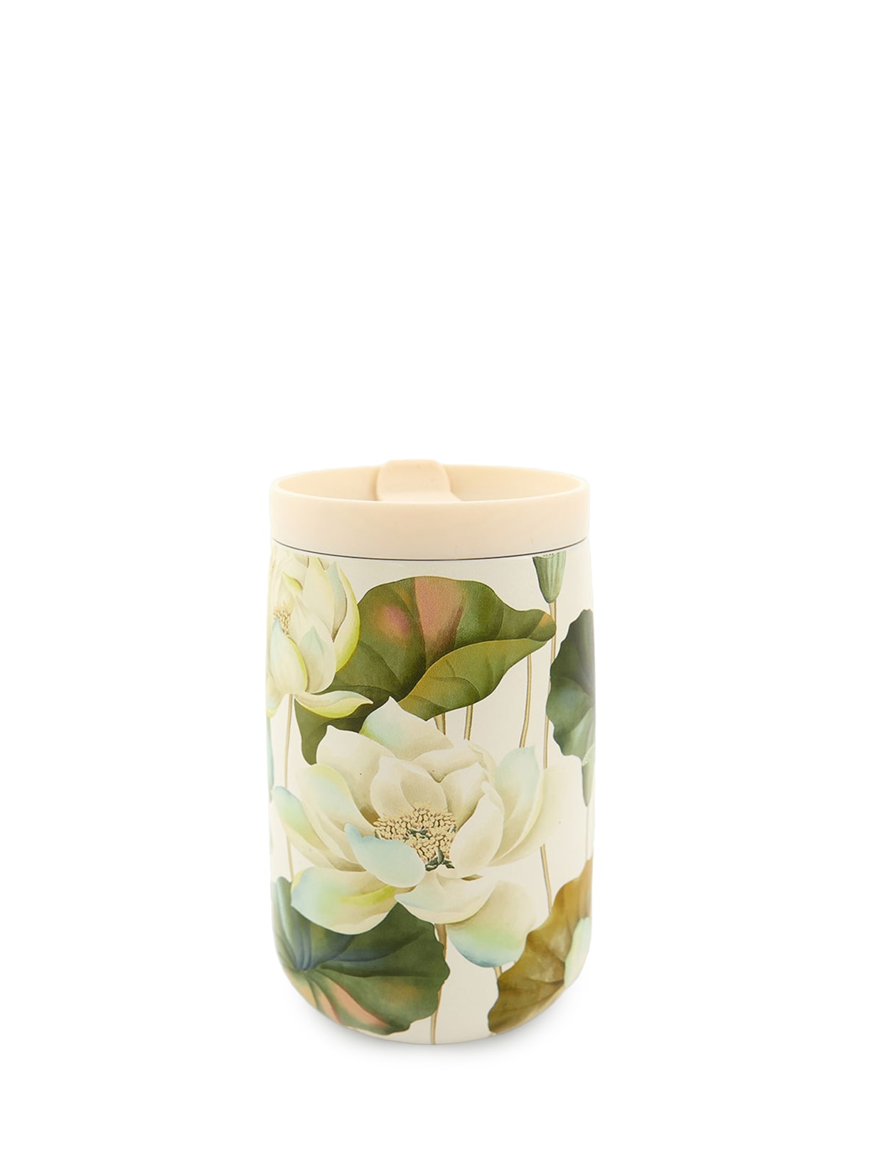 Copo Que Sede Flor De Lotus 450ml - Bege