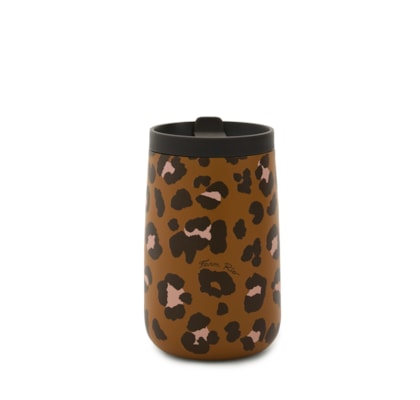 Copo Que Sede Rio Onça Bandana 450ml - Animal Print