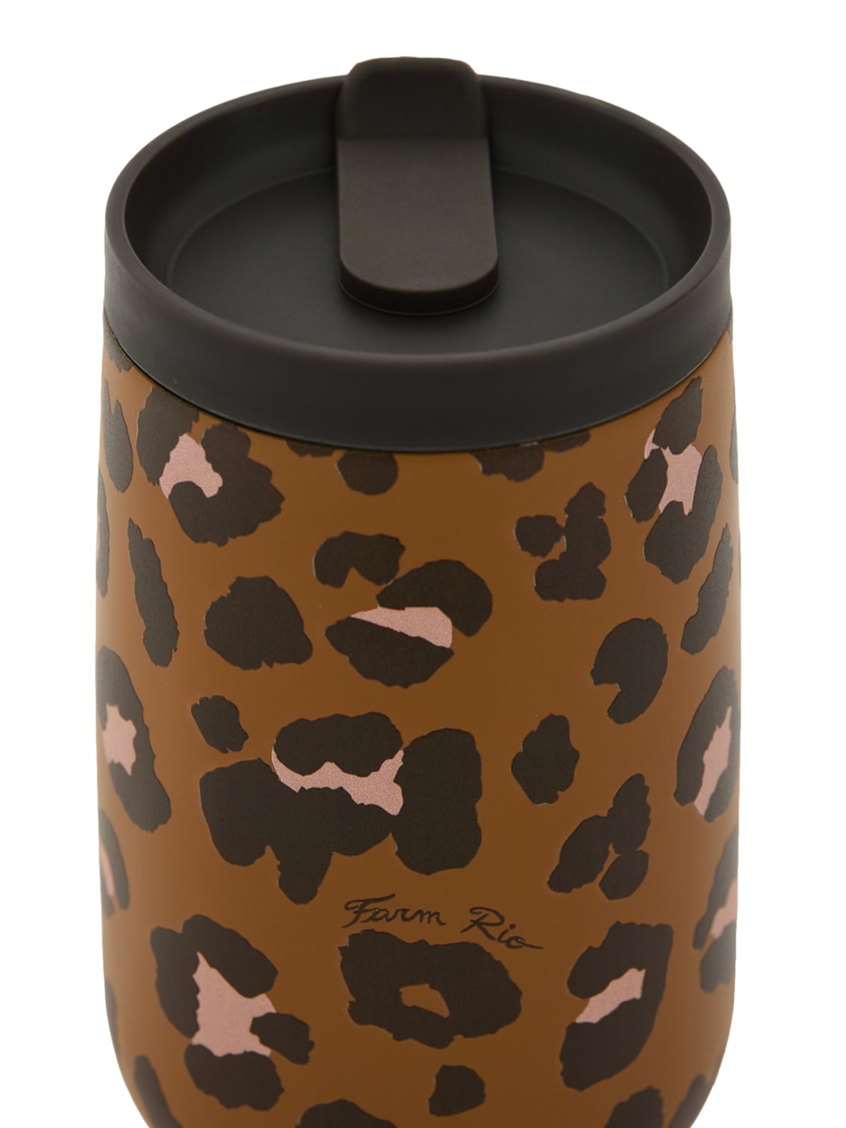 Copo Que Sede Rio Onça Bandana 450ml Animal Print Farm Etc