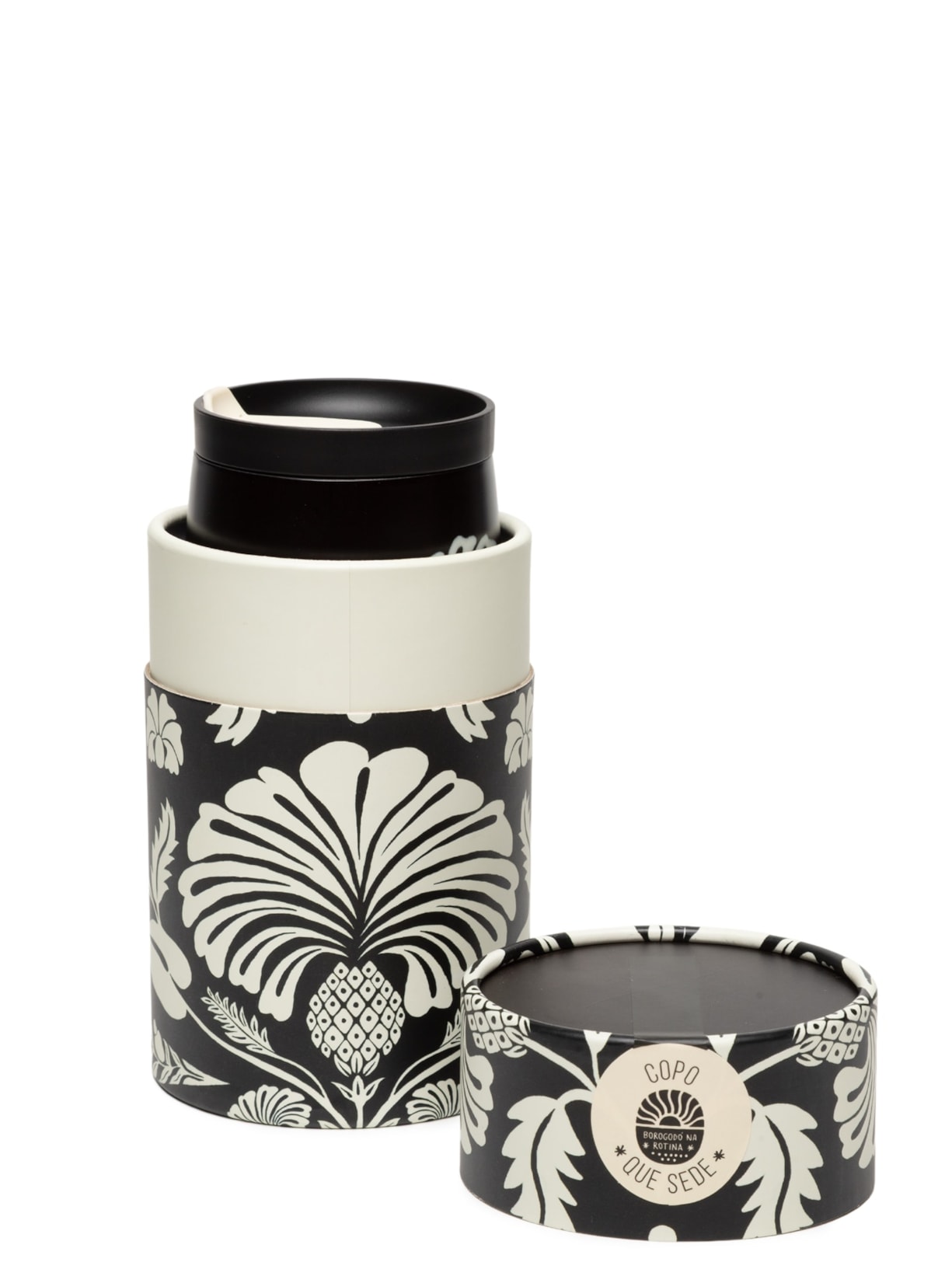 Copo Que Sede Sintra 450ML Preto Farm Etc