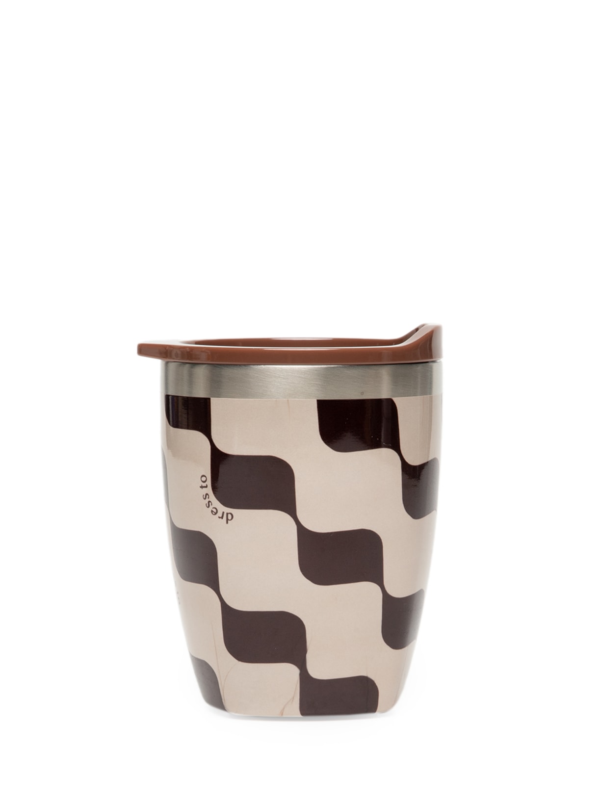 Copo Térmico 265ML Estampa Bossa Nova - Marrom