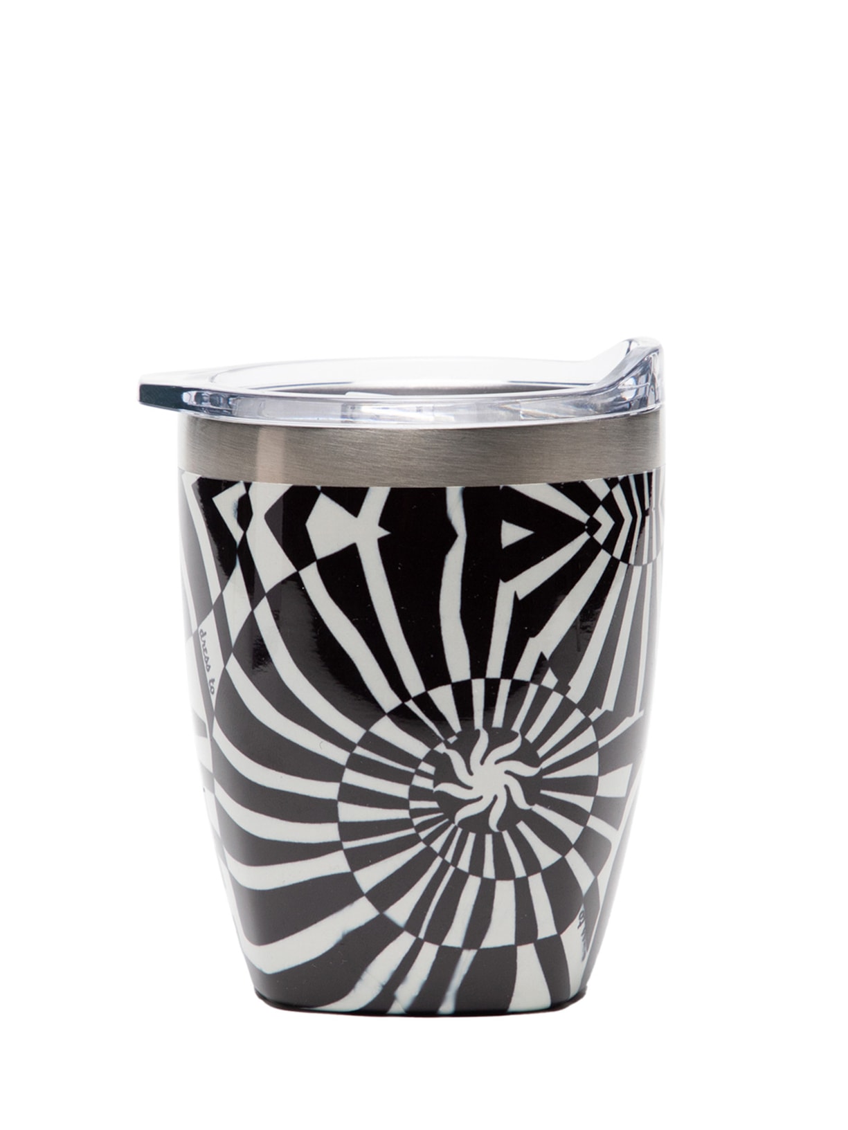 Copo Térmico 265ML Estampa Infinito - Preto