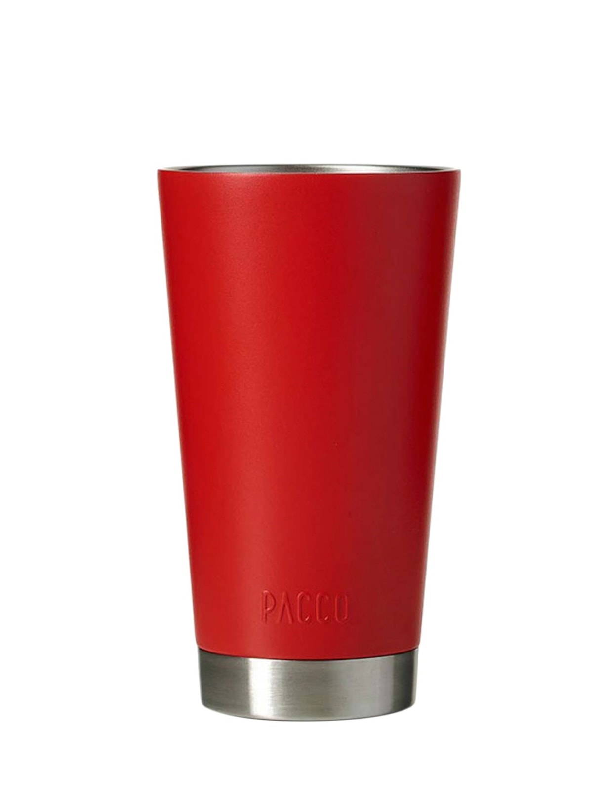 Copo Térmico Drink Em Aço Inox 473 ml - Vermelho
