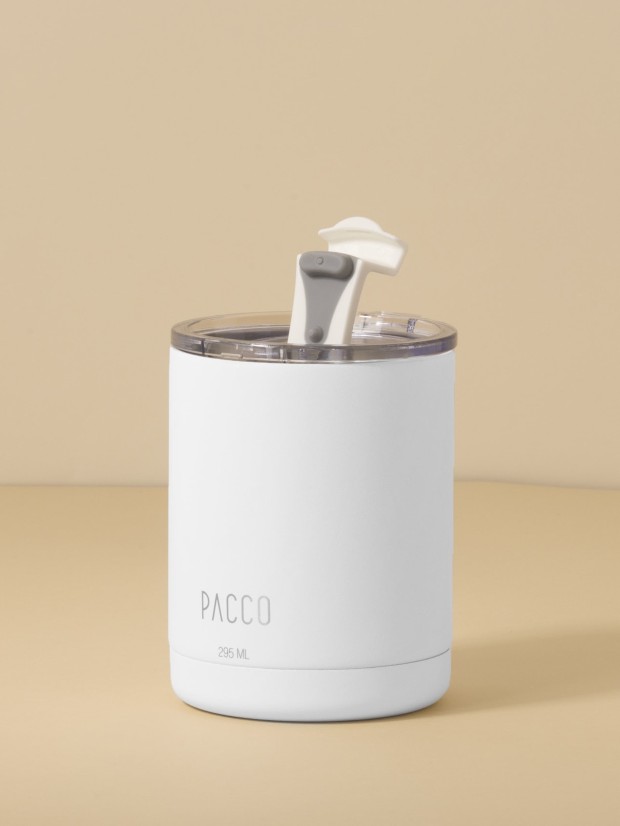 Copo Térmicos Happycup 295ml Branco Pacco