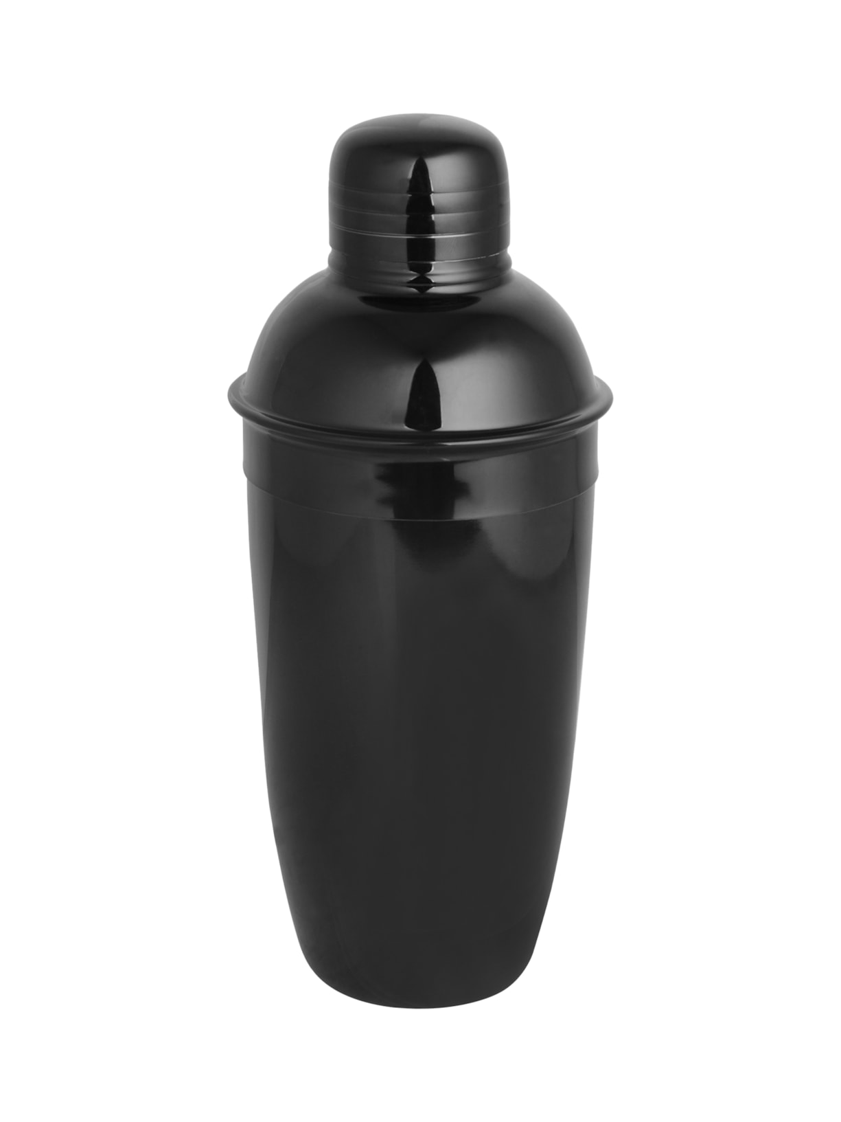 Coqueteleira Em Aço Inox 500ml - Preta