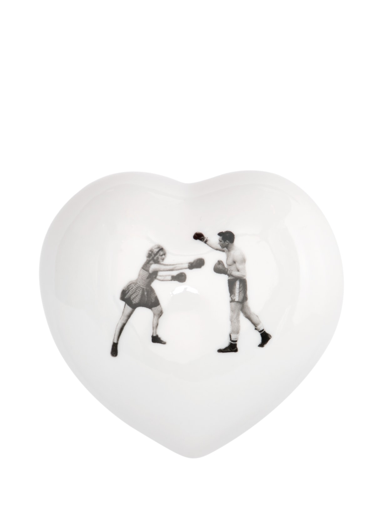 Coração Decorativo Boxe - Branco
