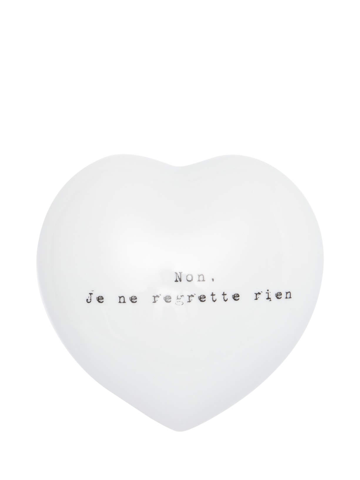 Coração Decorativo Francês - Branco