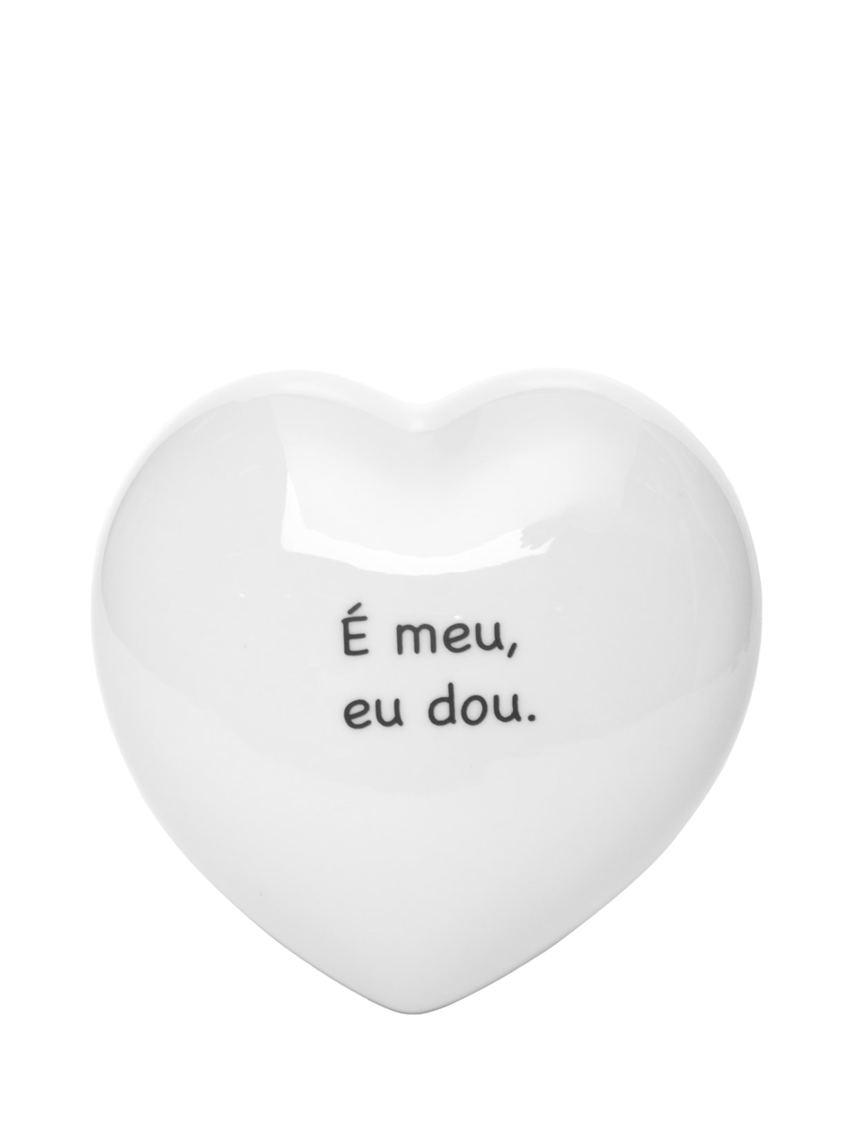 Coração P É meu, eu Dou - Branco