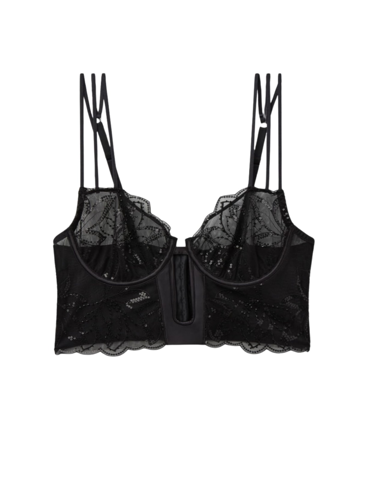 Corpete Balconette Dark Moon Girl - Preto