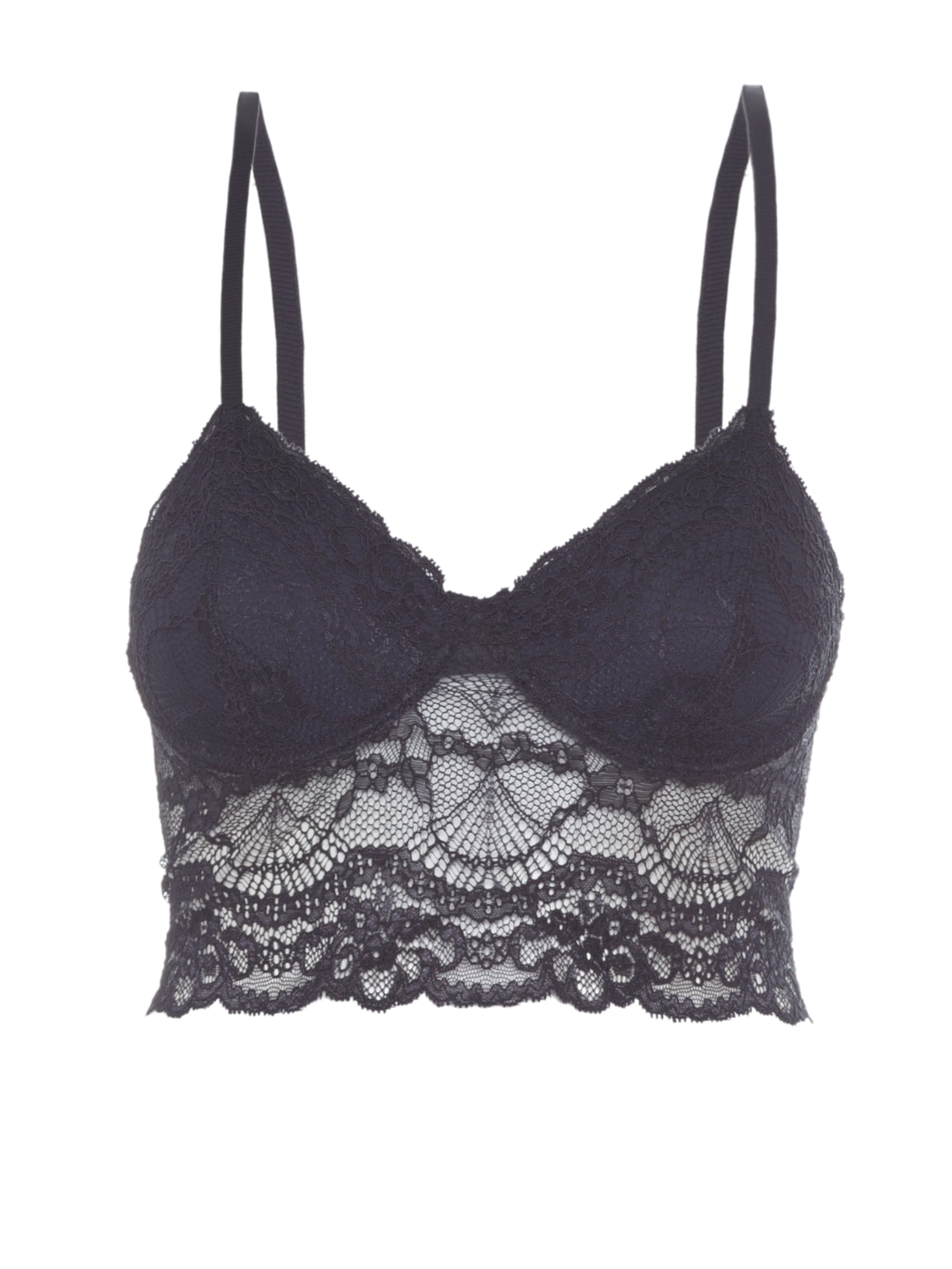 Corpete De Renda - Preto