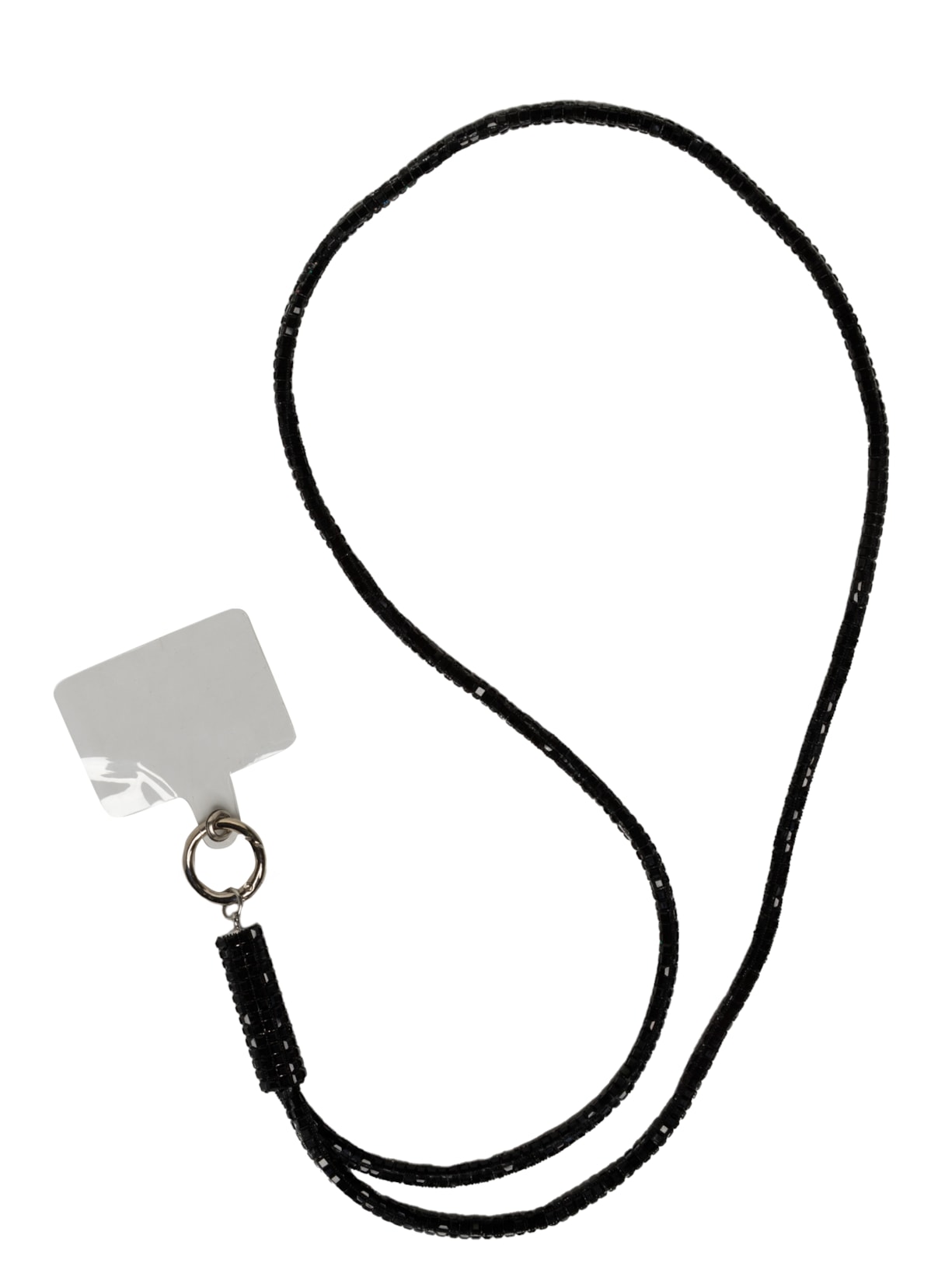 Corrente De Celular Strass - Preto