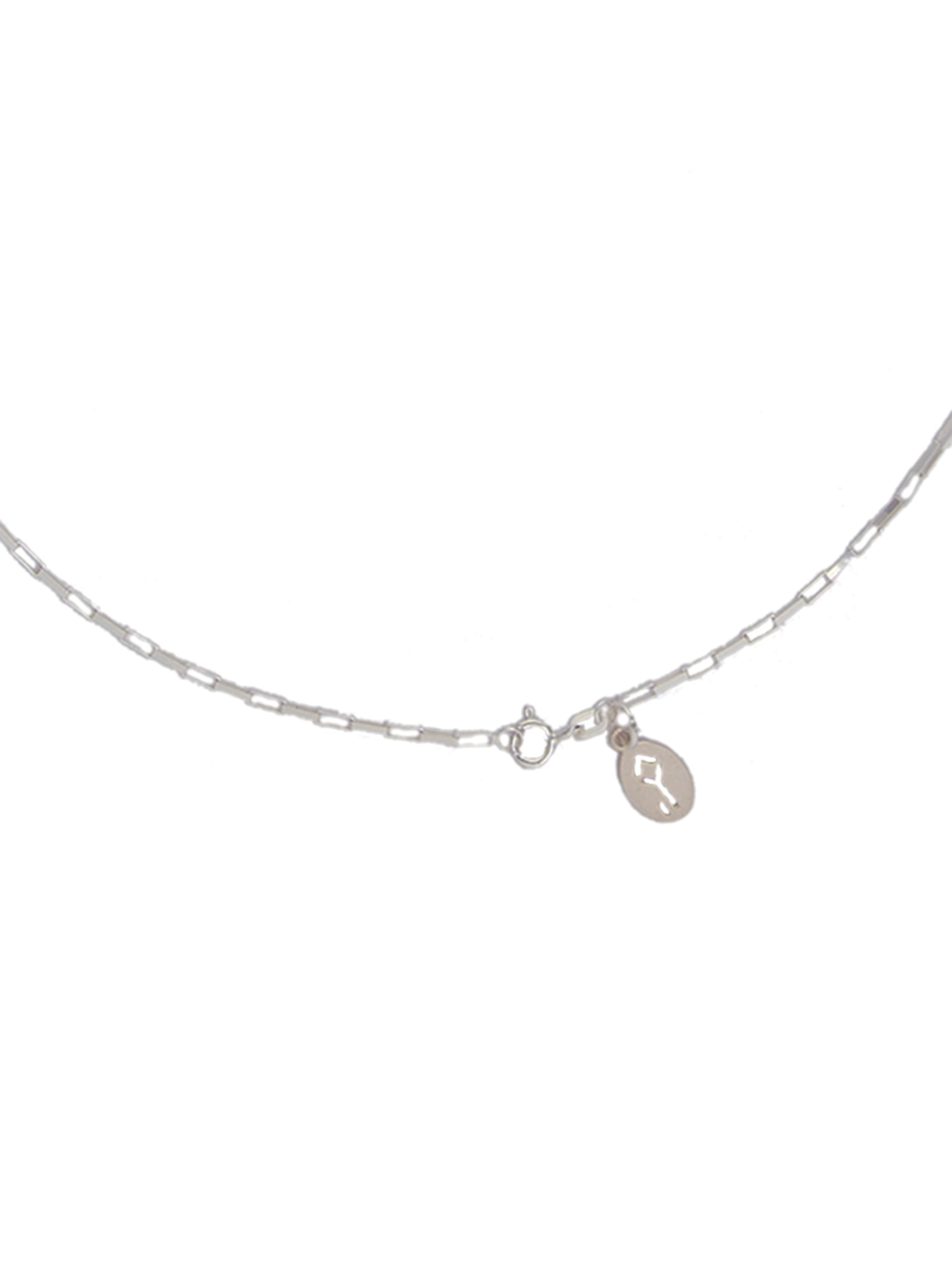 Corrente Masculina De Cartier Tijolinho Prata Key Design