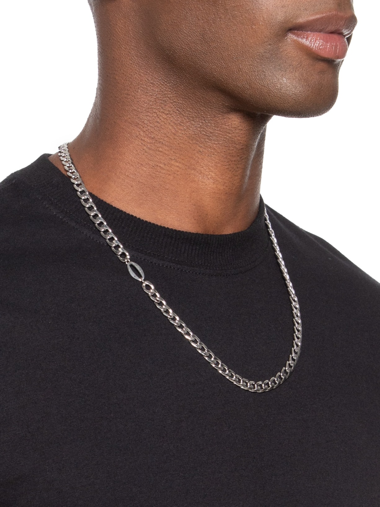 Corrente Masculina Mendes Prateado Key Design