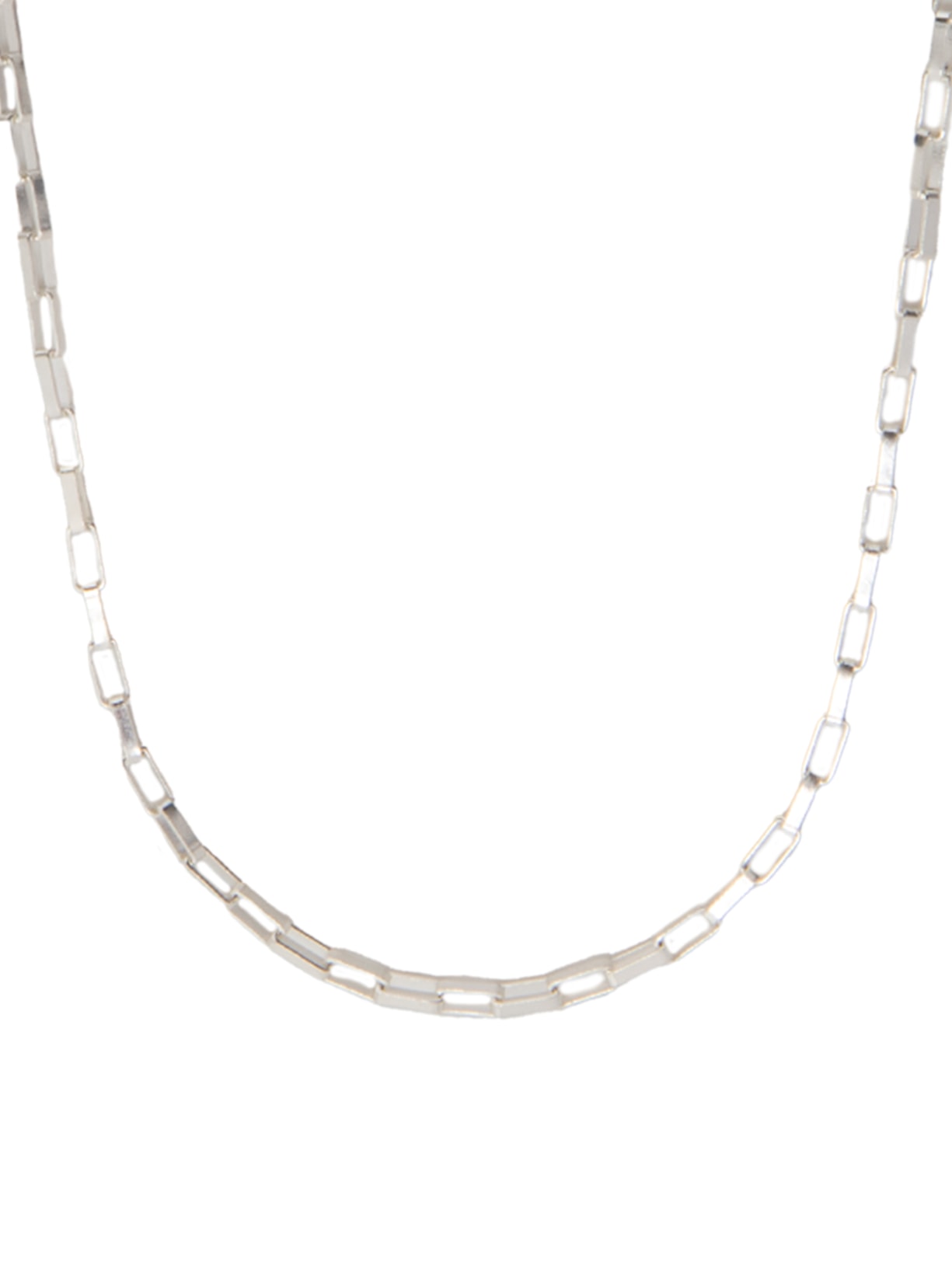 Corrente Masculina Tijolinho Prateado Key Design