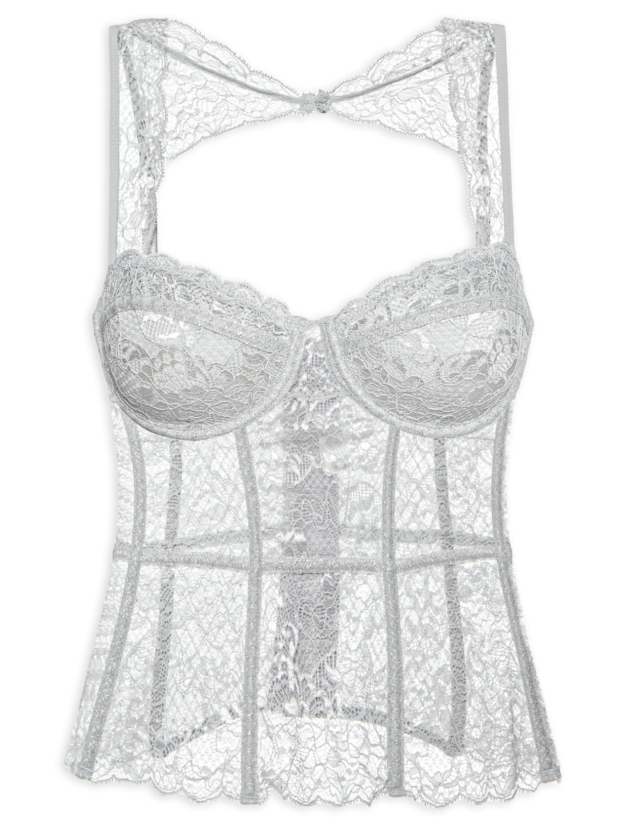 Corselet Leve Com Aro - Cinza