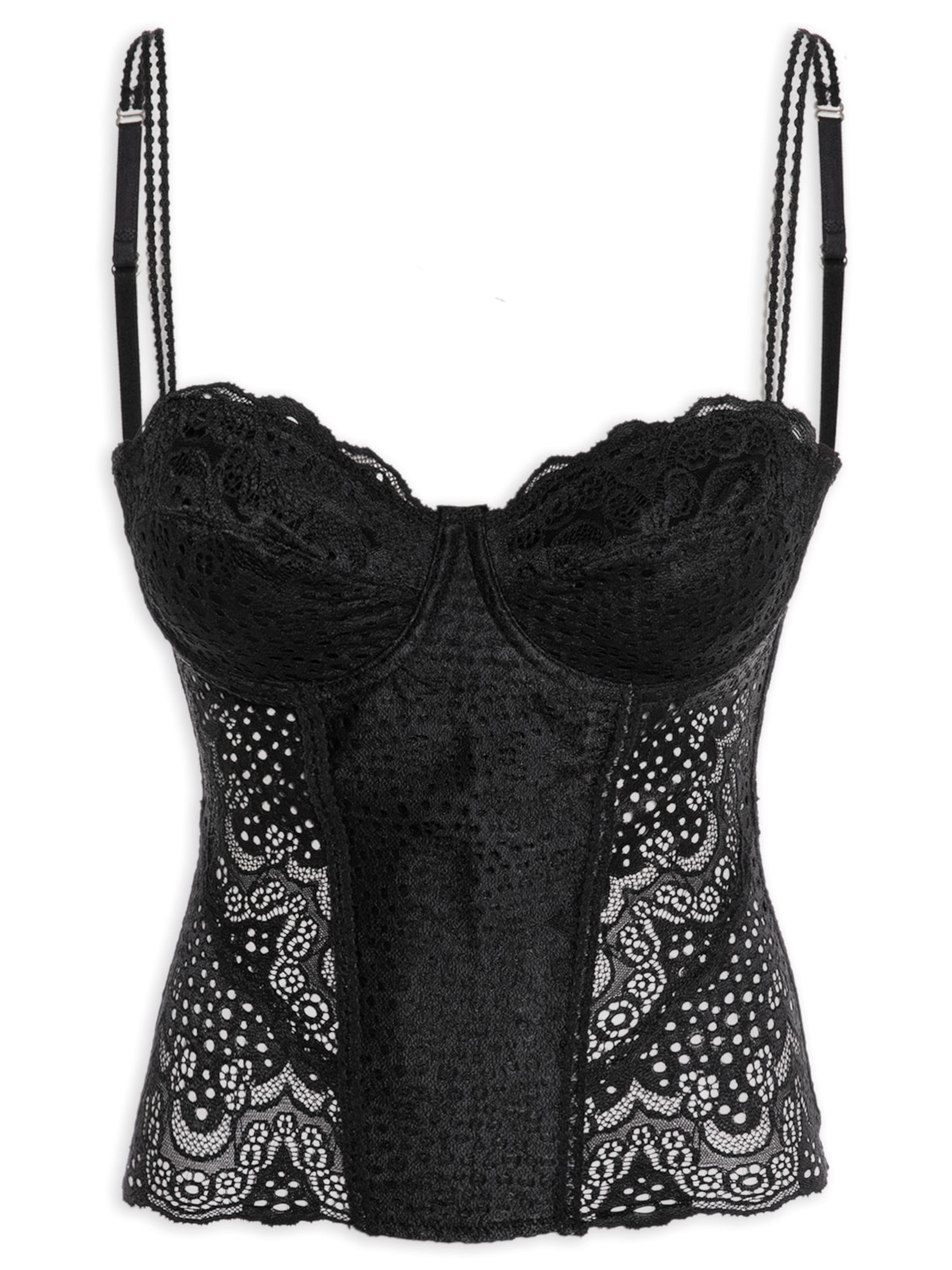Corselet Leve Com Aro - Preto