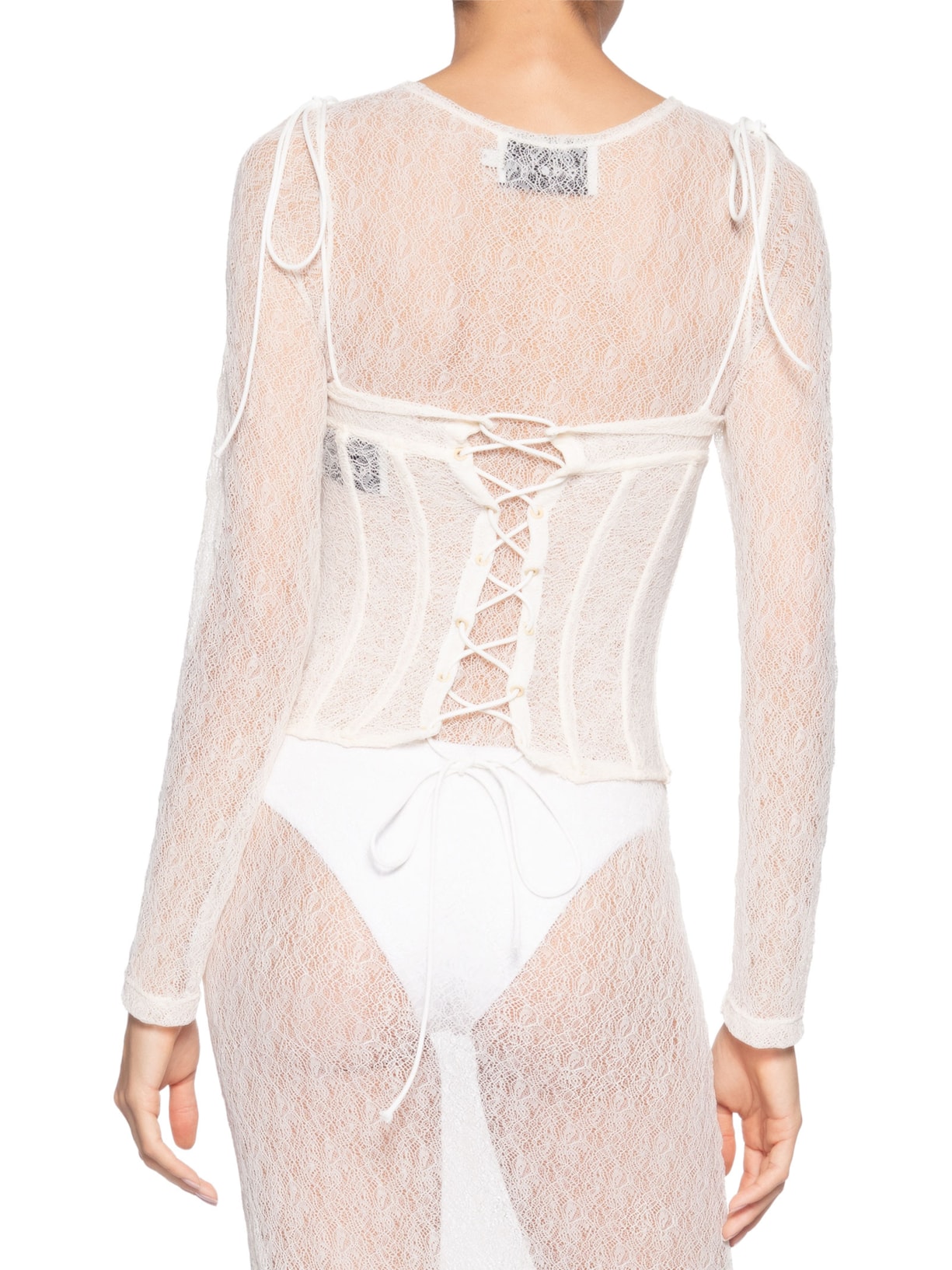 Corset Clara Off White Lo De Lui