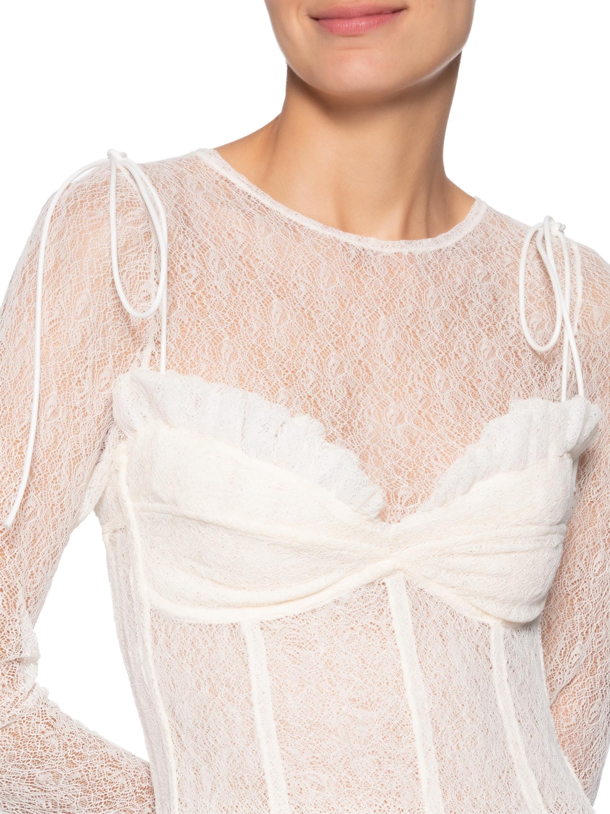 Corset Clara Off White Lo De Lui