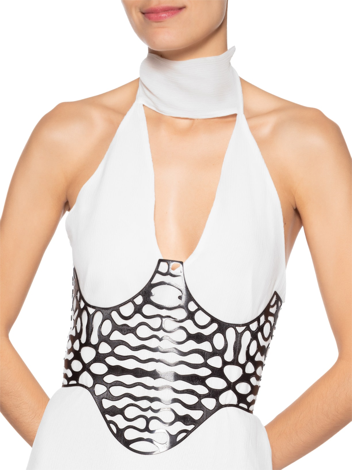 Corset Feminino 3D Underbust Preto Mateos Quadros