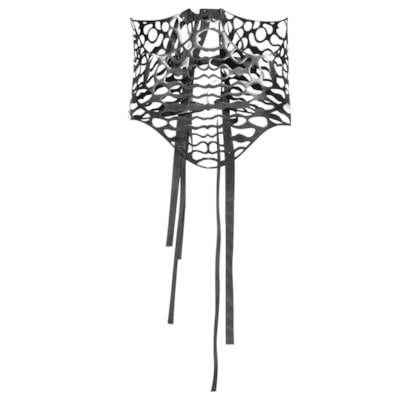 Corset Feminino 3D Underbust - Preto