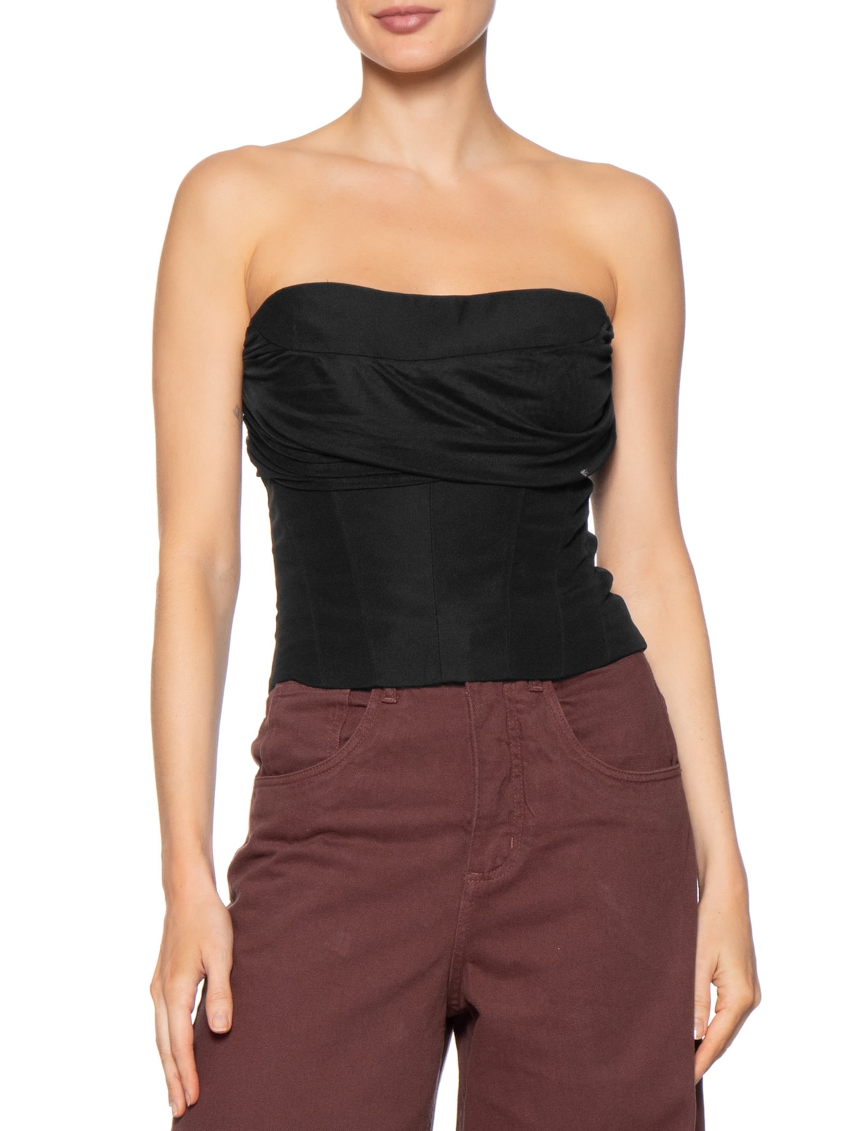 Corset Feminino Malu Preto Iorane