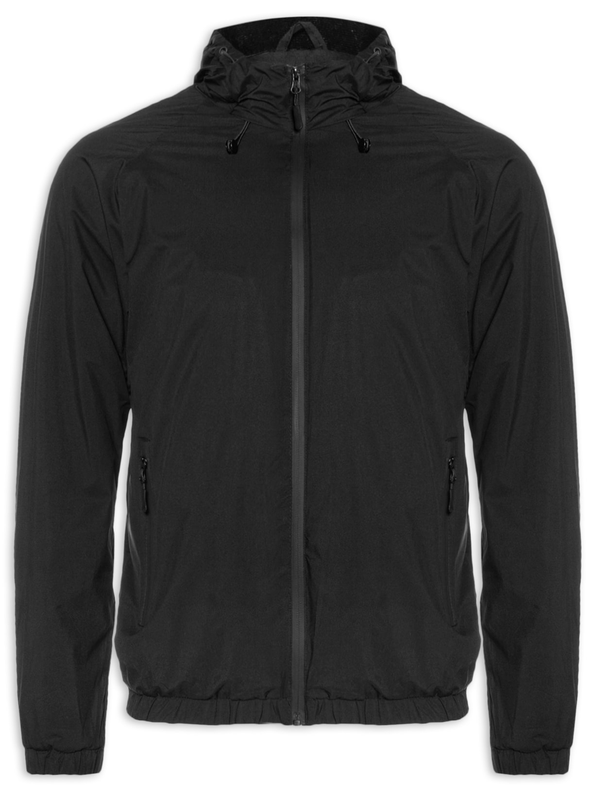 Corta Vento Masculina Casual Básica - Preto