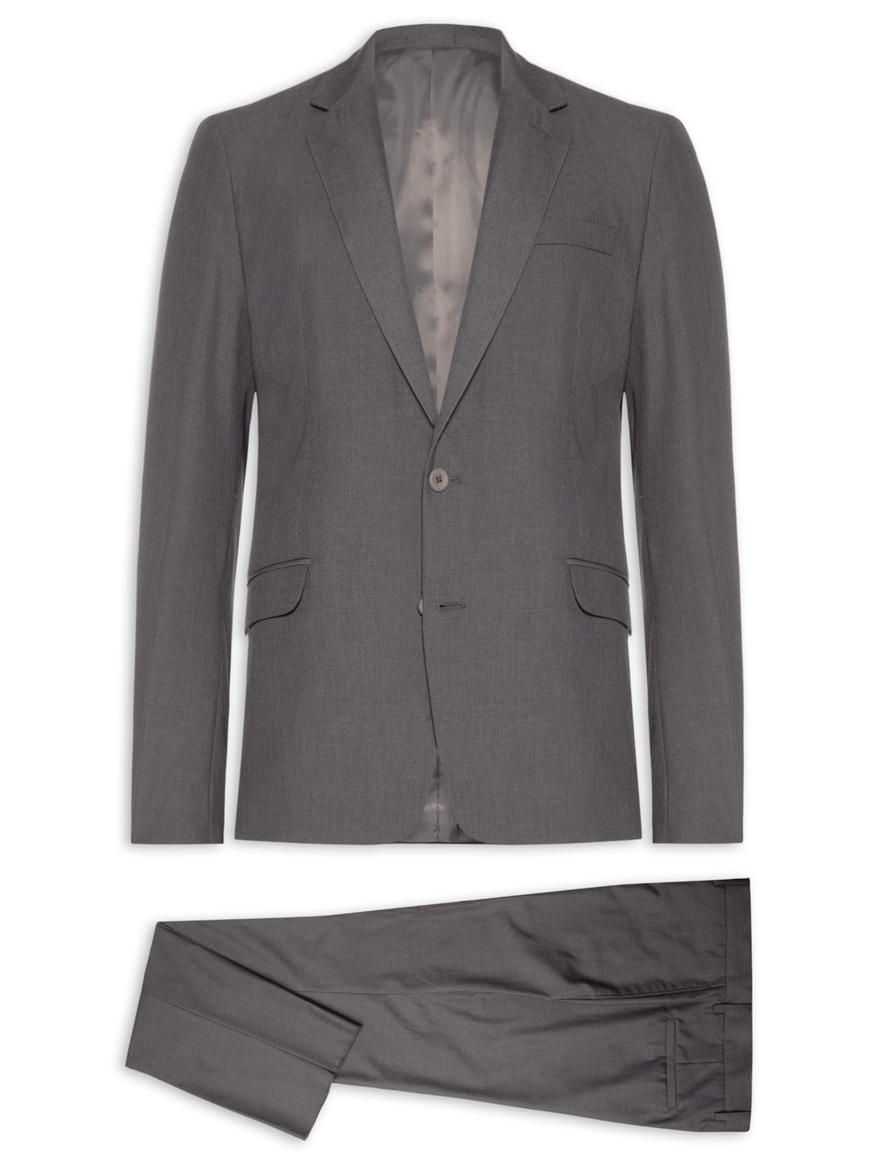Costume Masculina Essentials Slim Cinza Calvin Klein