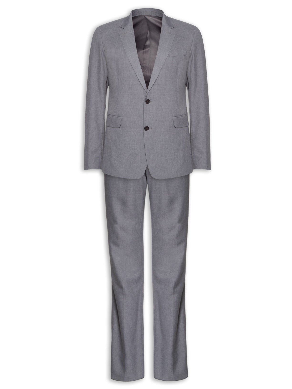 Costume Masculina Essentials Slim - Cinza