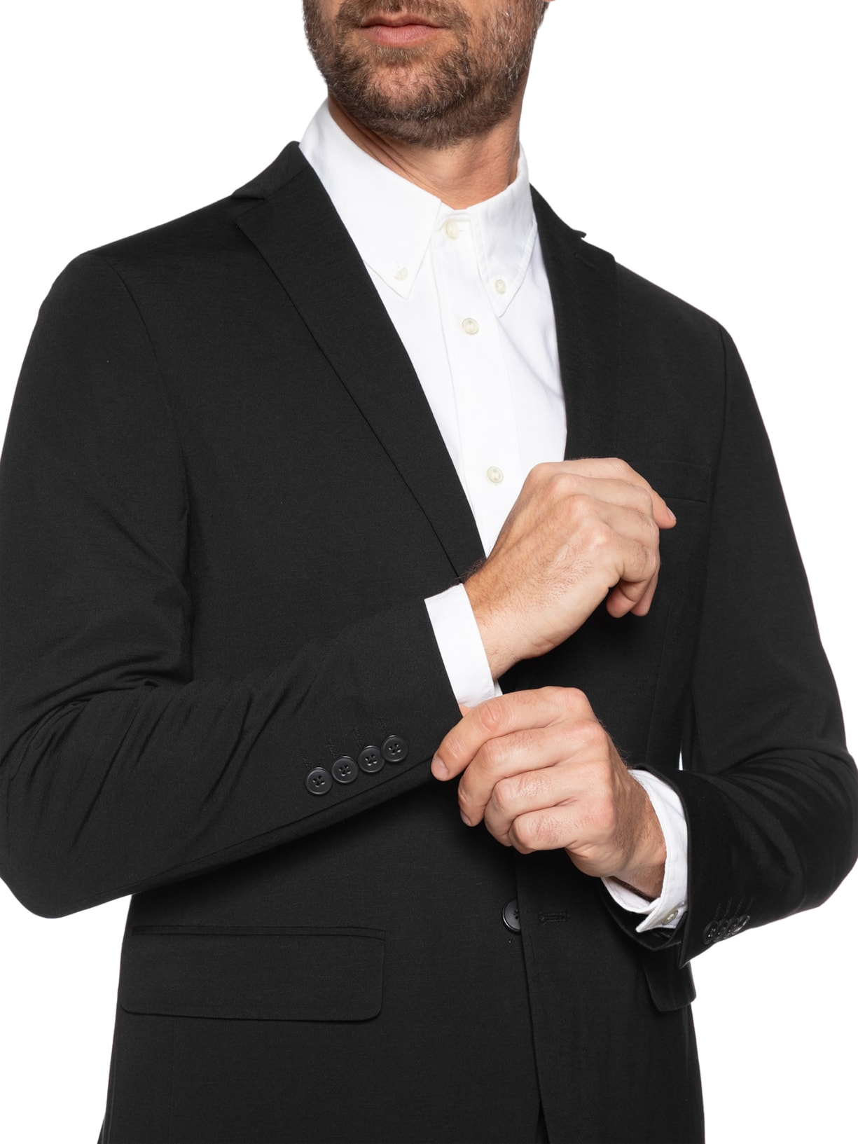 Costume Masculino Alfaiataria Formal Preto '2 Essential