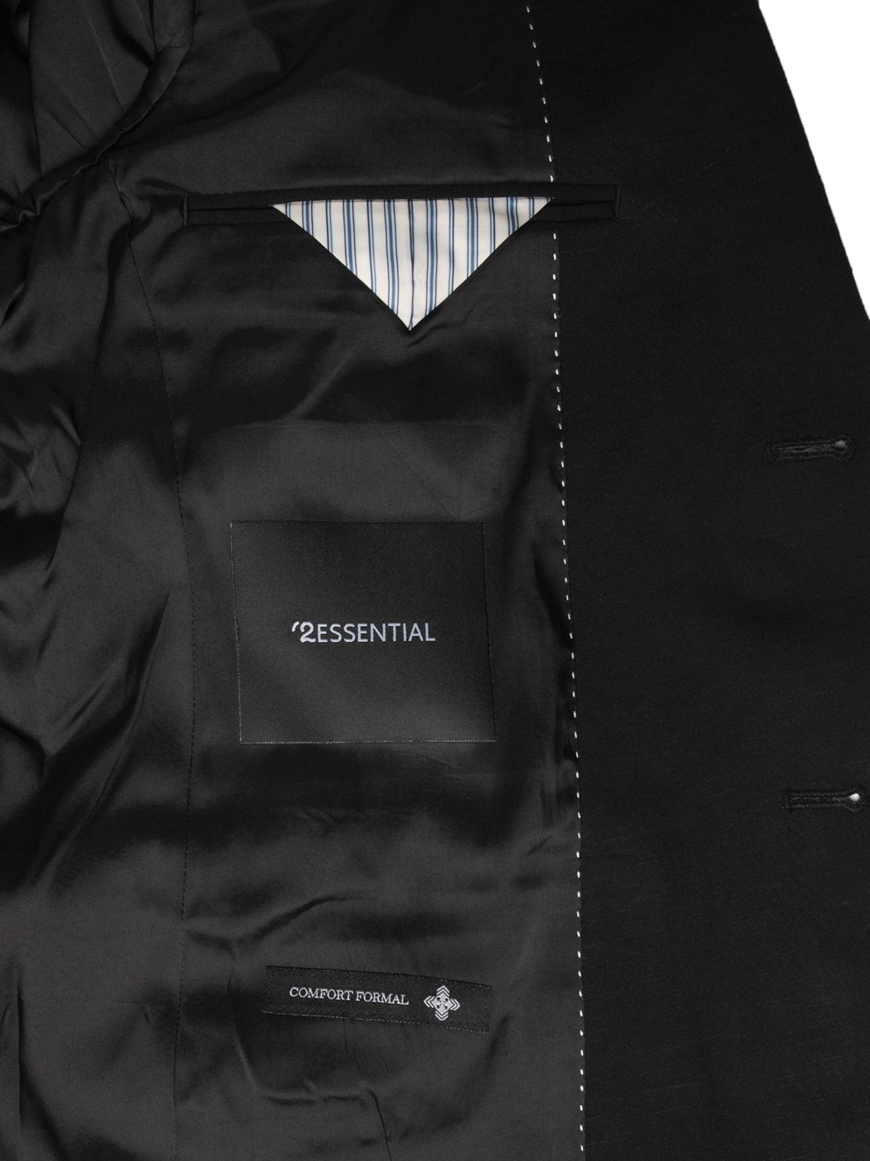 Costume Masculino Alfaiataria Formal Preto '2 Essential