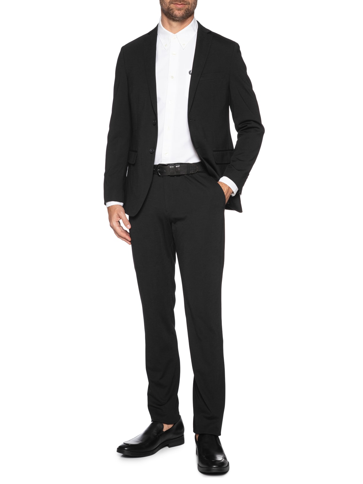 Costume Masculino Alfaiataria Formal Preto '2 Essential