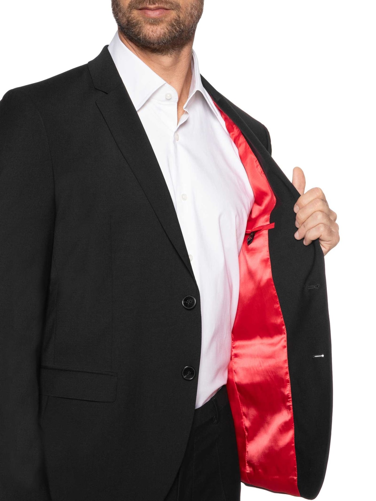 Costume Masculino Arti/Hesten Preto  Hugo