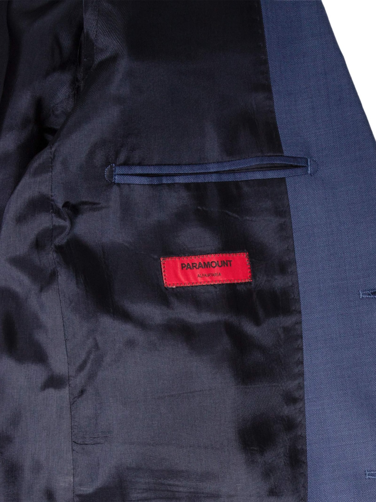 Costume Masculino Cambraia 120 Forrado Azul Paramount Alfaiataria