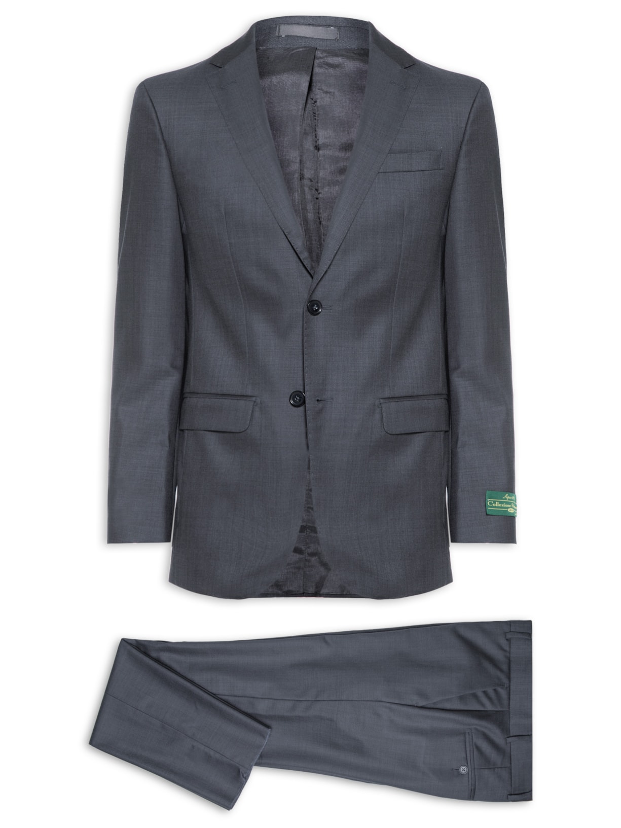 Costume Masculino Cambraia 120 Forrado Cinza Paramount Alfaiataria