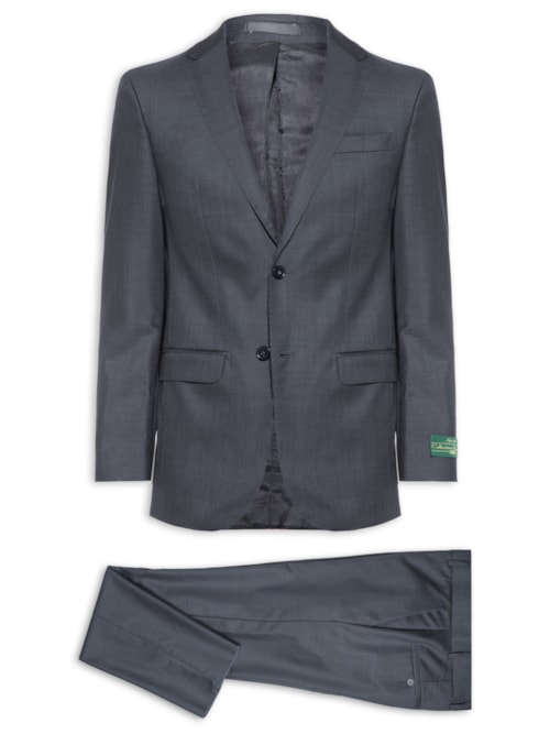 Costume Masculino Cambraia 120 Forrado - Cinza