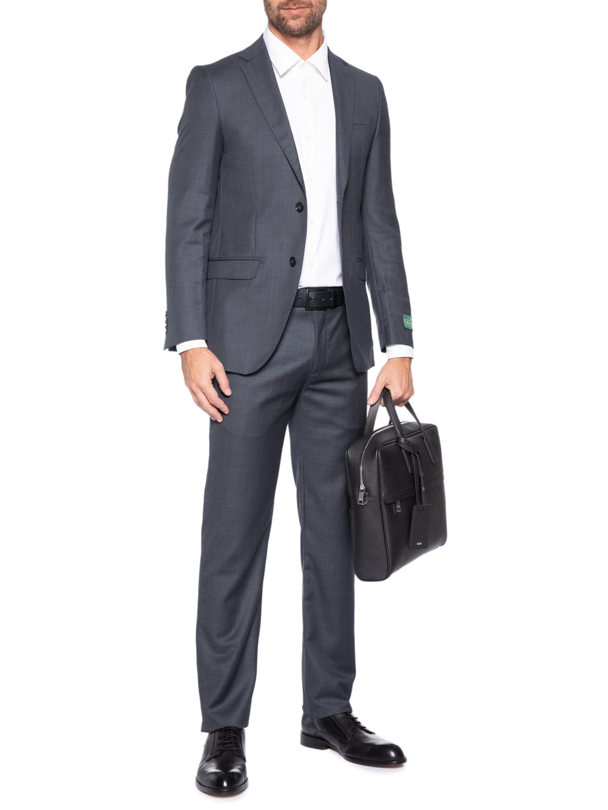 Costume Masculino Cambraia 120 Forrado Cinza Paramount Alfaiataria