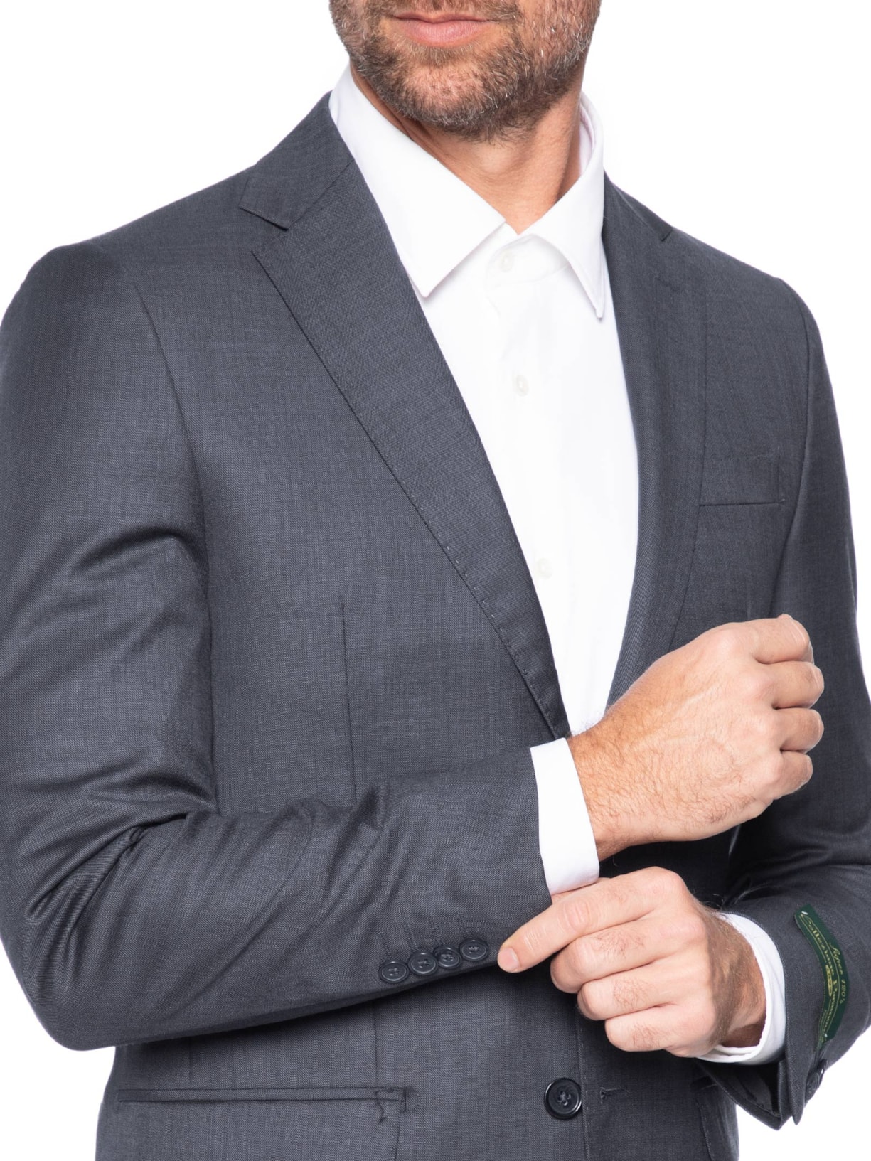 Costume Masculino Cambraia 120 Forrado Cinza Paramount Alfaiataria