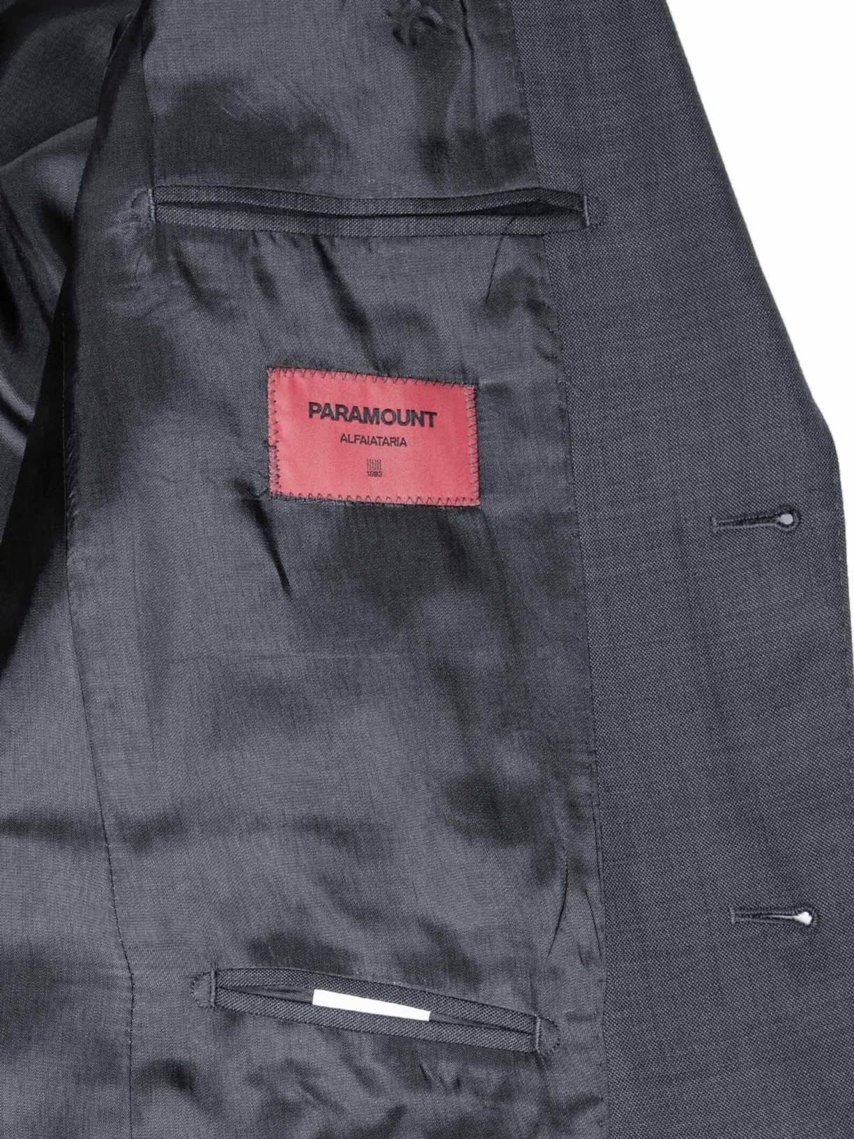 Costume Masculino Cambraia 120 Forrado Cinza Paramount Alfaiataria